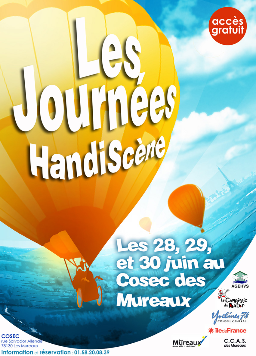 affiche journées handi scène